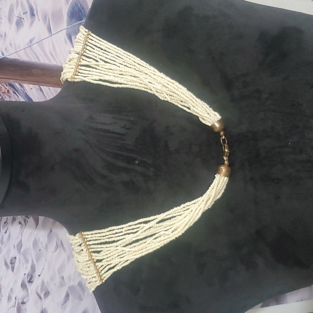 Multiple Strand Collar Necklace - - image 4